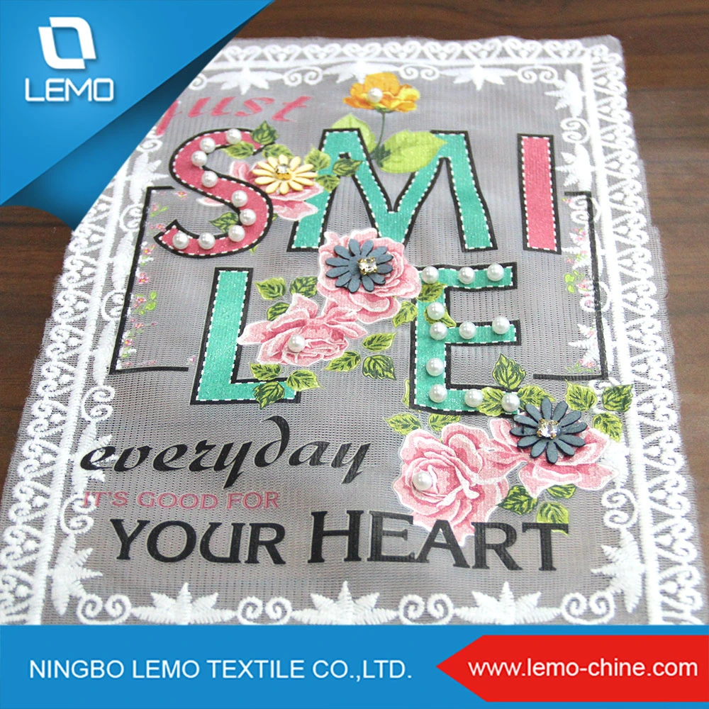 New Pattern Rectangular Embroidery Textile Lace