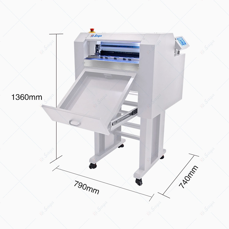 Saga CCD Digital Creasing Tool Adsorbed System Public Decoration Cardboard After Printing Packaging Qr Mode for Cardboard Auto Feeding Flatform