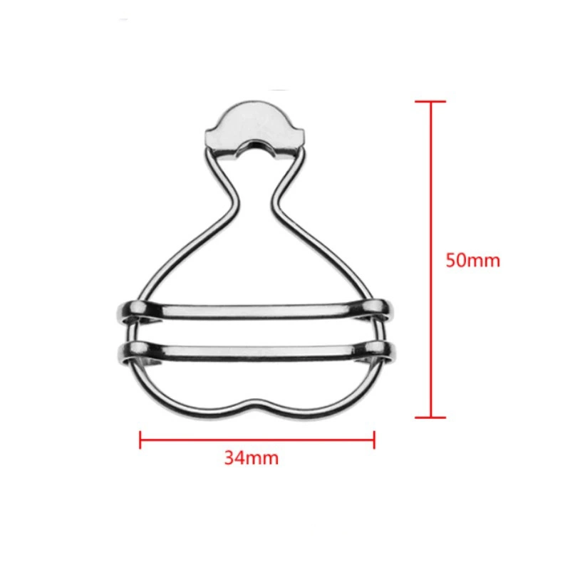 Fashion Heart Shape Suspender Buckles Strap Adjuster Fastener Clip for Garment Metal Buckles