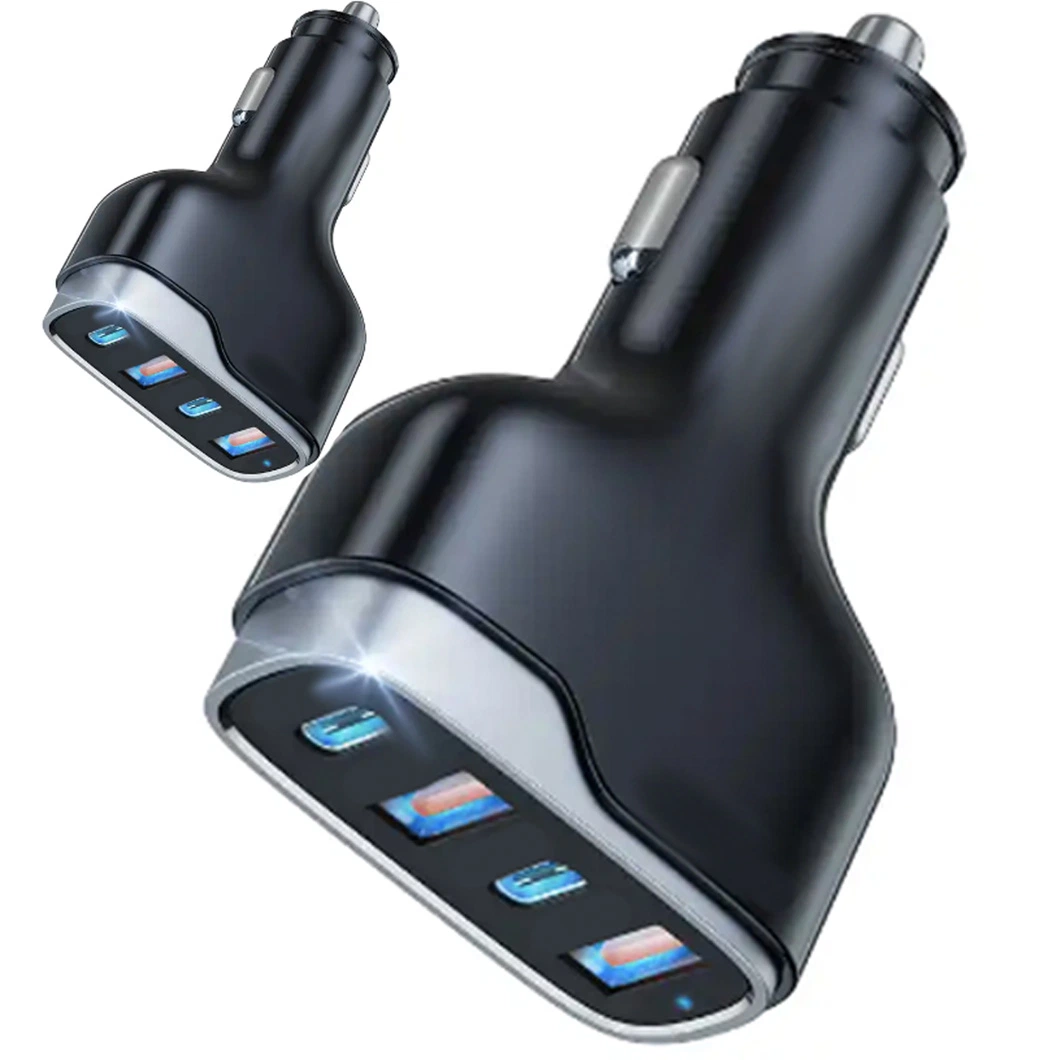 Dual USB Charger Cigarette Socket Lighter Fast Car Charger Adapter