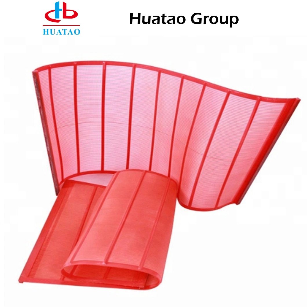 Huatao Fine 1040*700mm China Mesh Vibrating Screen Polyurethane Media