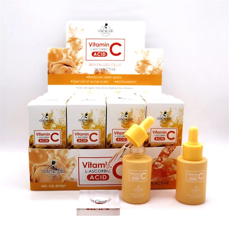 Logotipo CE VITAMINA C suero para cuidado de la piel Facial Cleanser Fórmula Activa suero antioxidante Anti Envejecimiento sueros Revitalizer iluminando