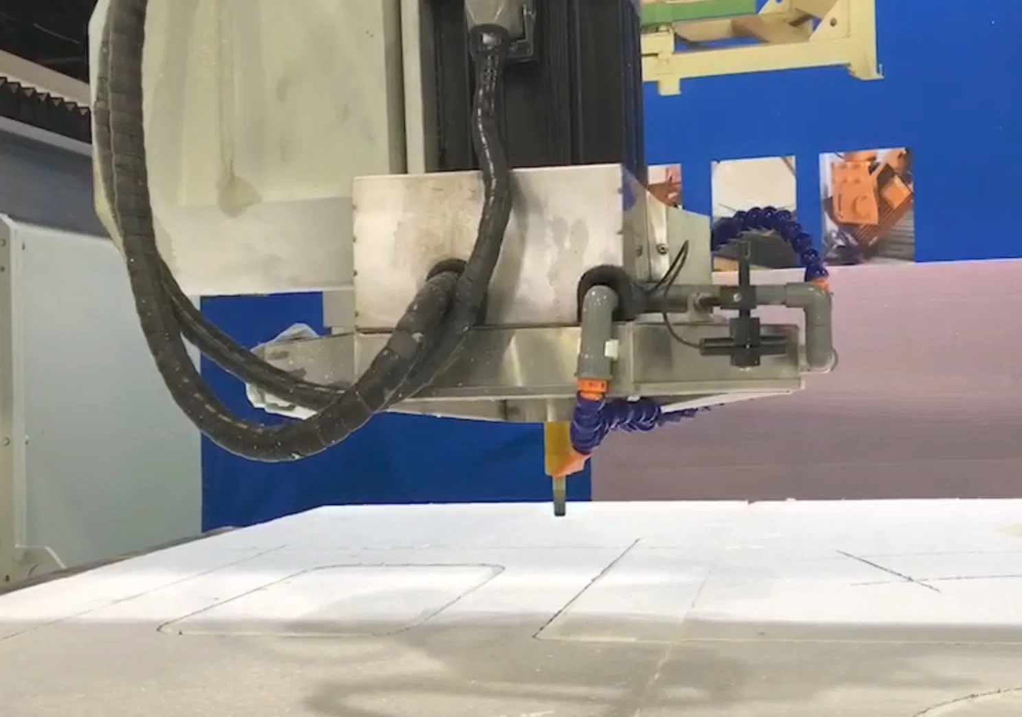 Máquina italiana de corte y perforación de encimeras de cocina CNC de 5 ejes