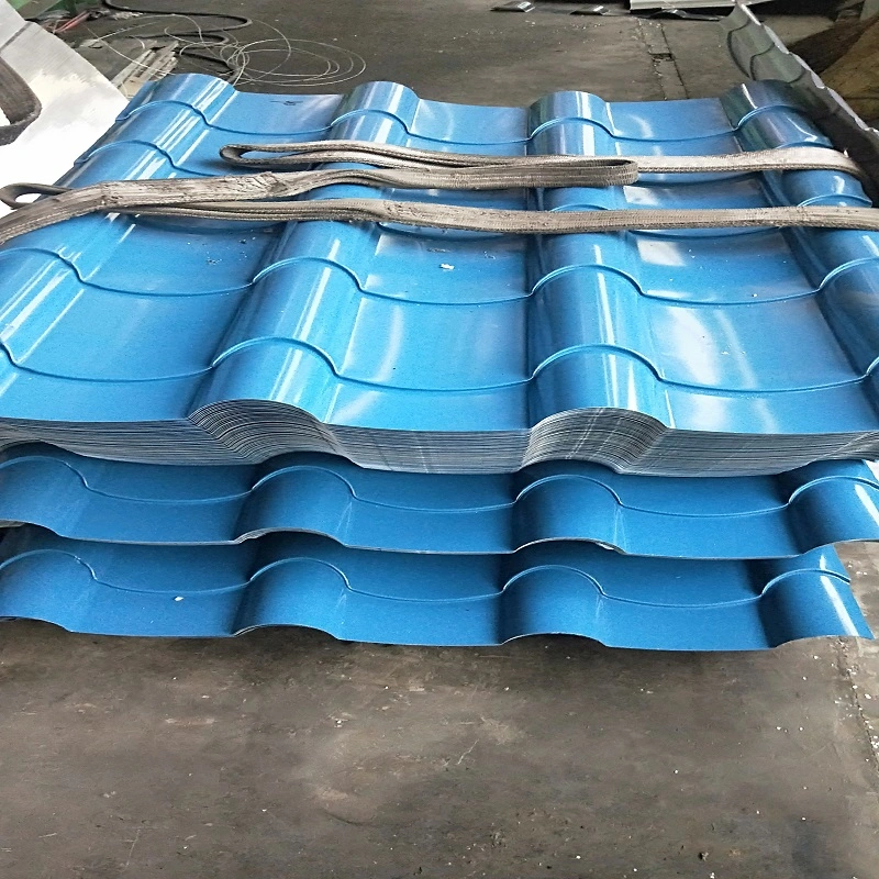 Dx52D 0.28mm 0.25mm 0.22mm Thick Corrugated Plastic PVC UPVC Roofing Sheets