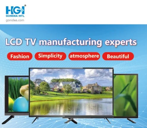 22 Inch Black Music LED LCD TV Hot Sale 2801d