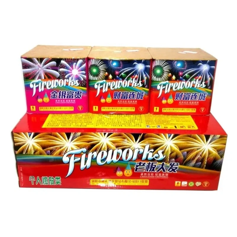 Pyrotechnique Feux d'artifice Double Break Artillery Shells Vente en gros Feux d'artifice américains Professionnel 1.75" Aerial Artillery Display Shells Nouveau Design Artillery Shells