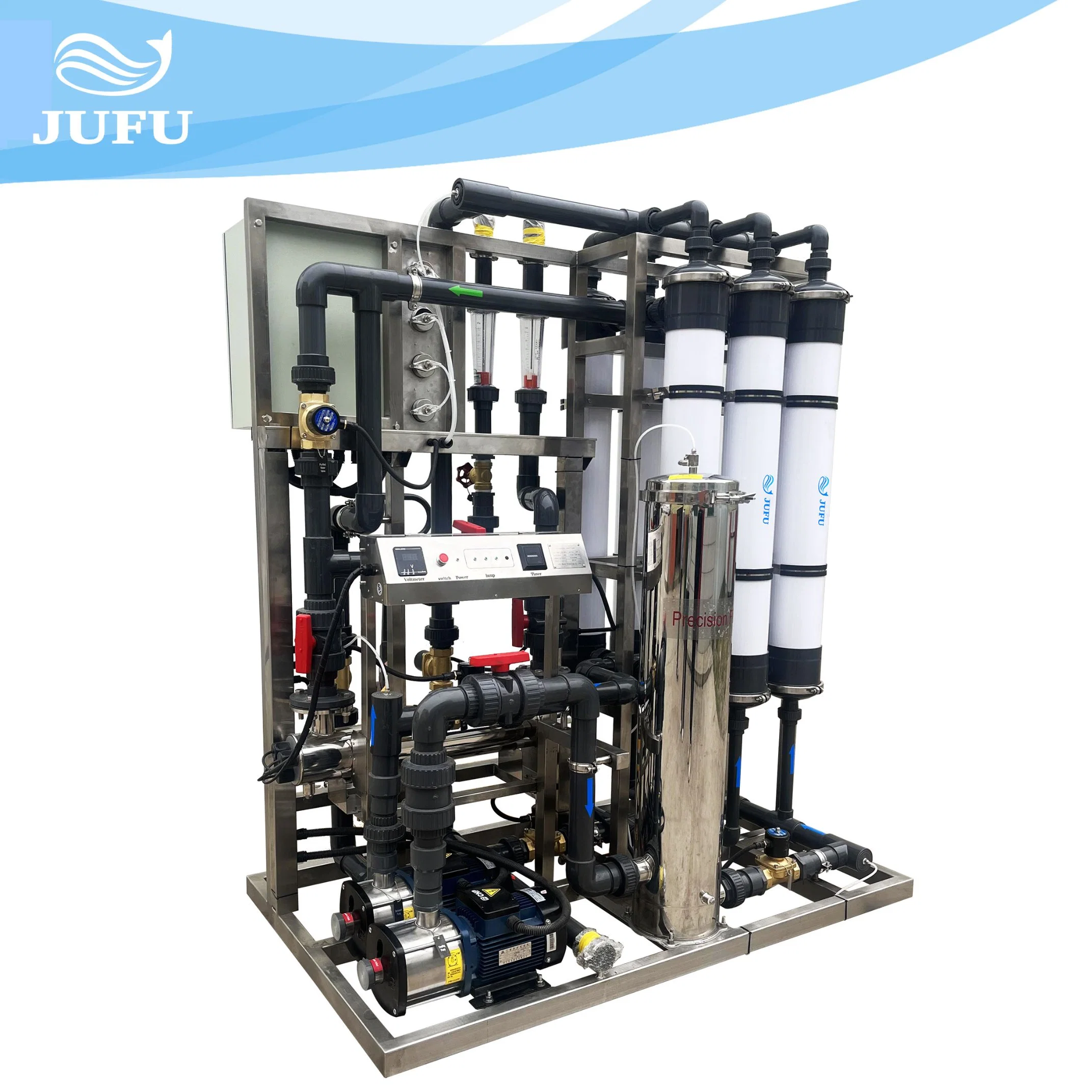 6tph UF Water Treatment Equipment Ultrafiltration System for River Water Well Water Purification