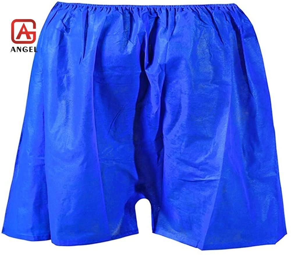 Boxer descartáveis para homens curto slips SPA descartáveis Nonwoven Slips