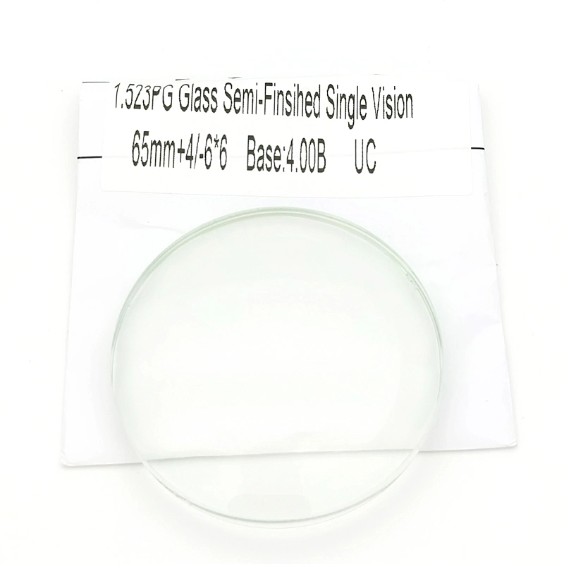 1.523 Photogray Glass Semi-Finished Single Vision UC Mineral Lens 71mm