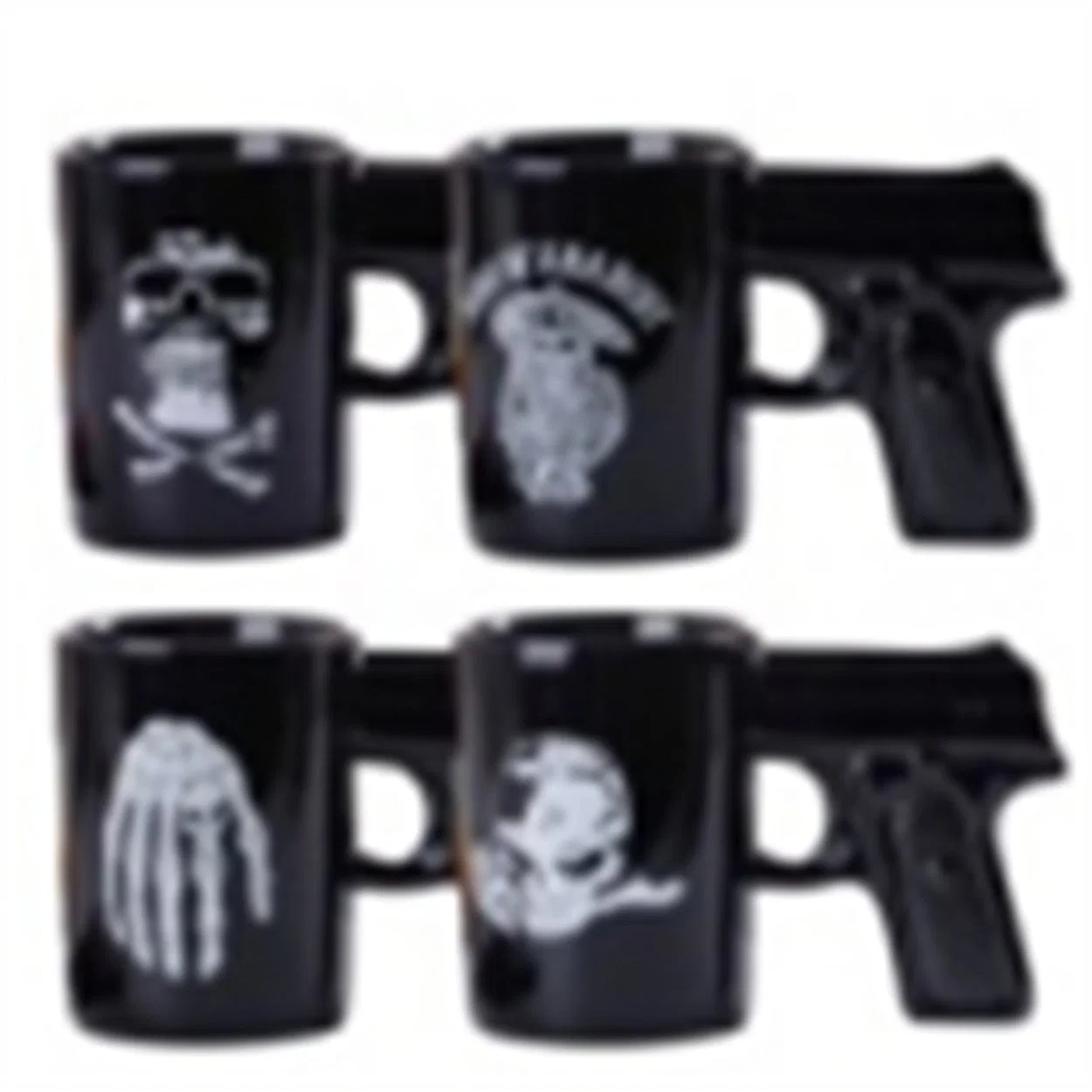 Creative and Quirky Water Cup Pistol-Shaped Ceramic Gift Mug