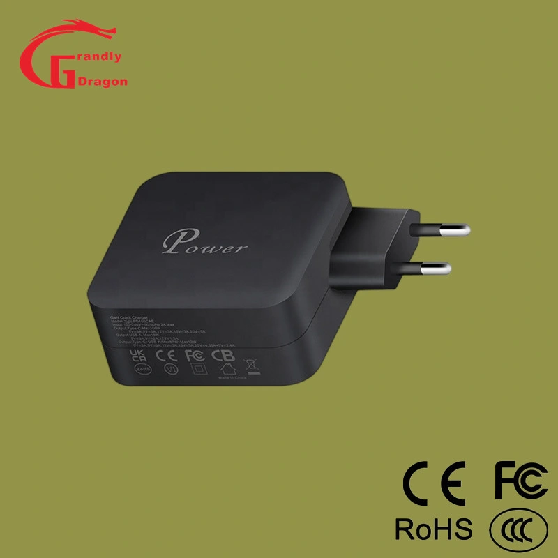 GaN Fast Charging 100 W USB C Charger Power Adaptor for Mobile Laptop 100watt Pd Charger