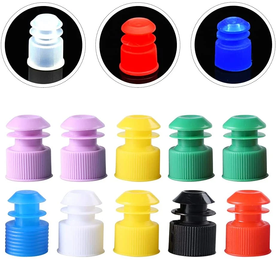 Disposable PE Plastic Test Tube Stopper Tube Plug 12mm 13mm 16mm