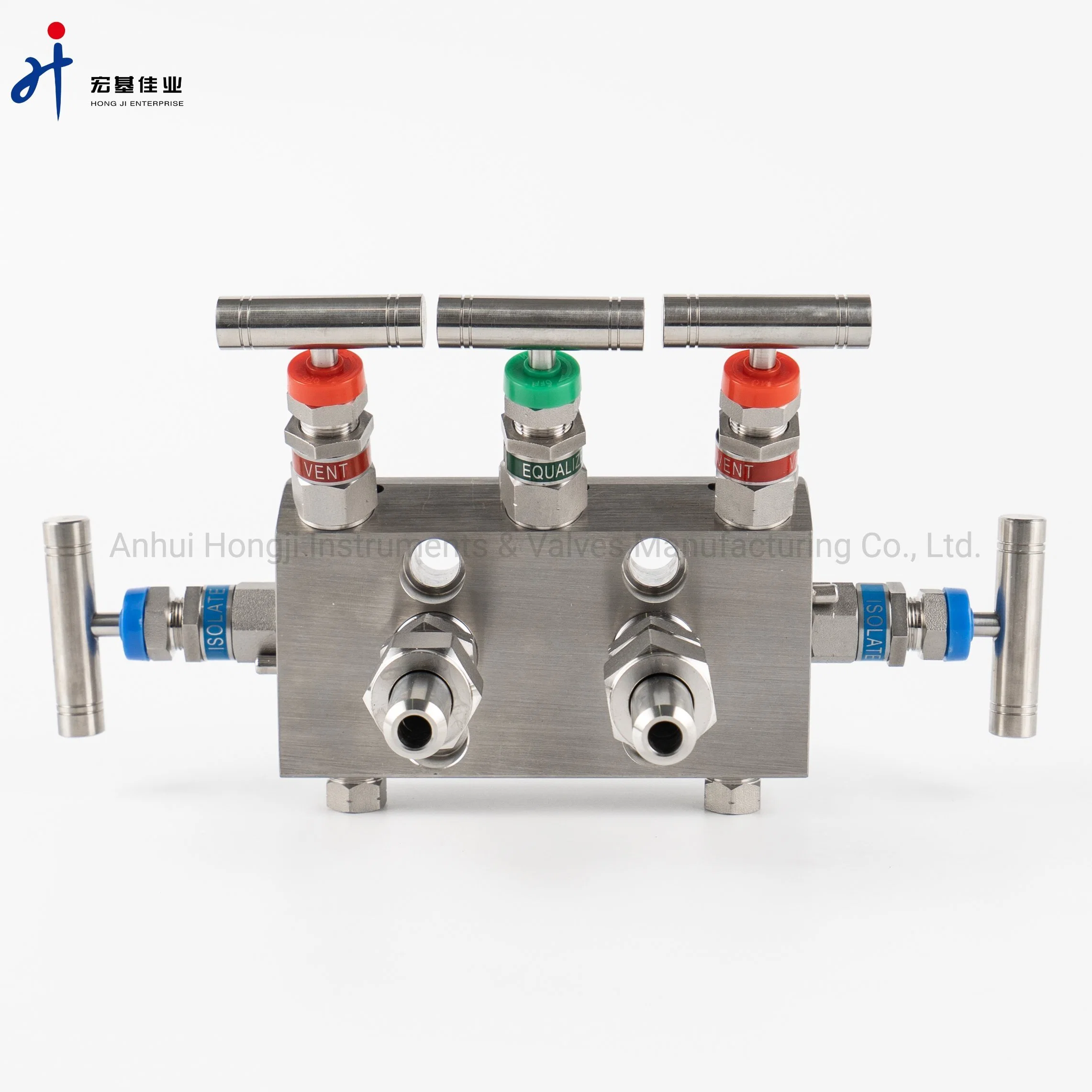 Stainless Steel 5-Way Instrumentation Manifolds Swagelok Type