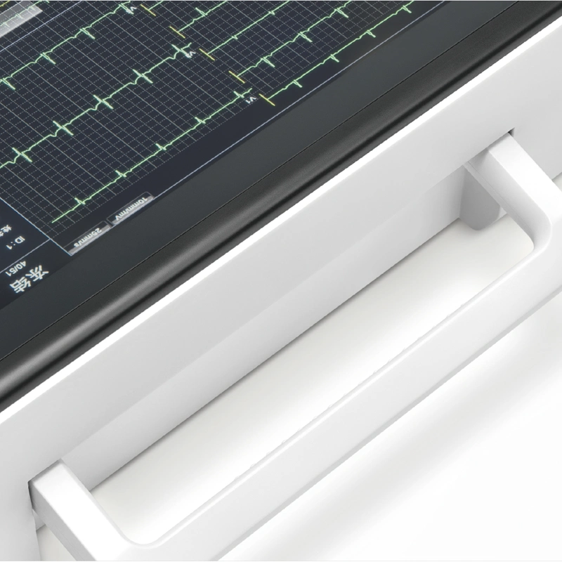 Precio EKG pantalla táctil de la máquina 10,1 pulgadas Hospital clínico UCI Equipo médico máquina de ECG