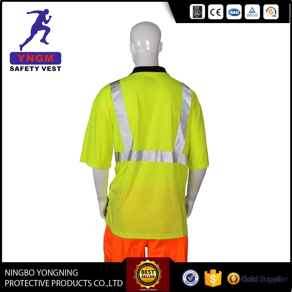 High quality/High cost performance  Safety Shirt Clothes with Reflective Tape En20471