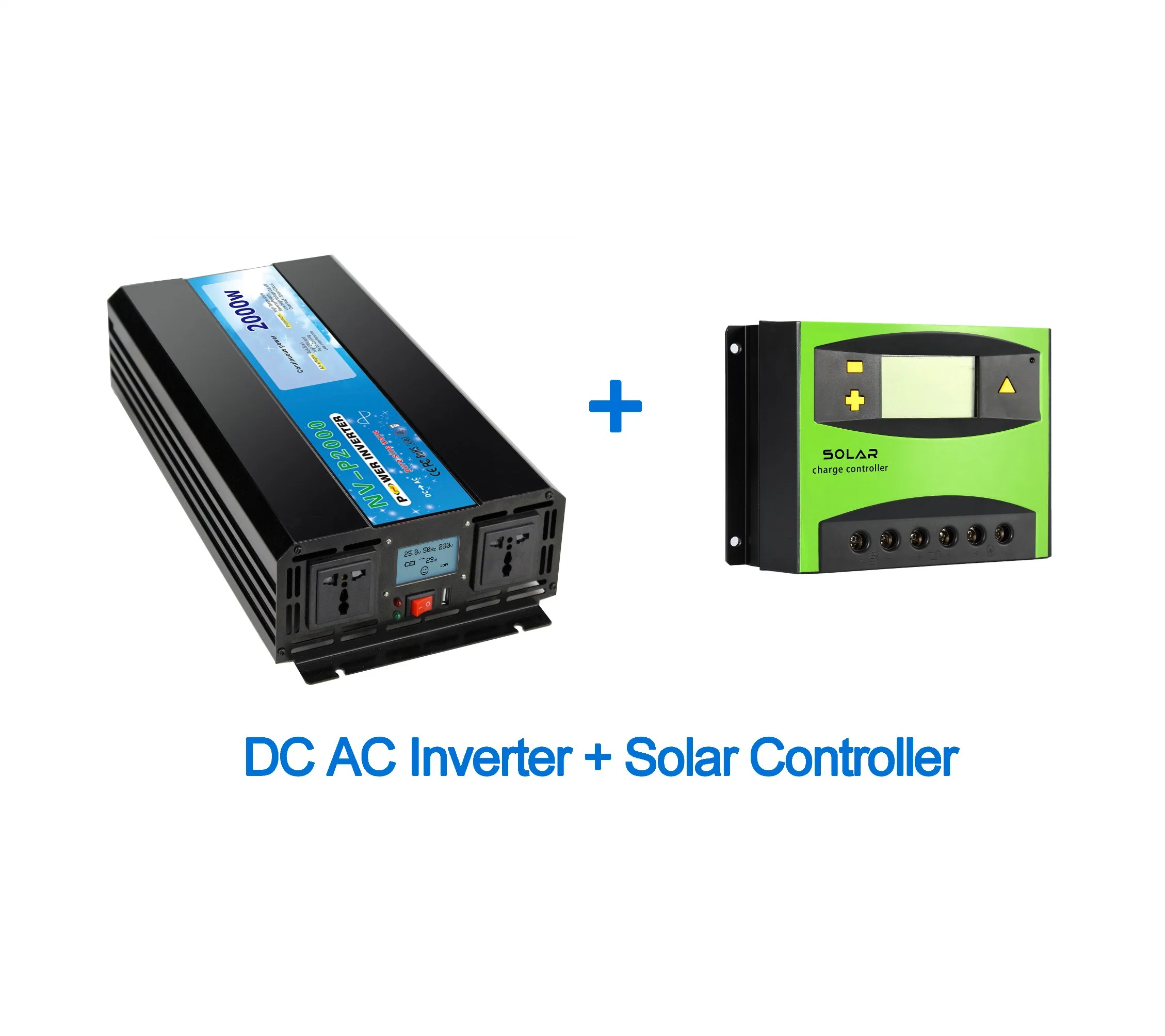 Cc a CA fiable de Onda senoidal pura inversor Inversor Solar 2.1A USB 5V 12V 24V 48VDC a 110V 220VAC CE RoHS FCC Fábrica Nova