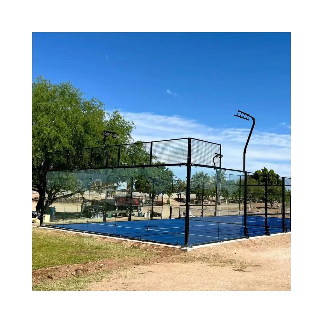 2023 Top-Quality Tennis Court Supplier Sports Court Equipment Indoor-Outdoor Sports Panoramic Padel Tennis Court Tennis Sport Equipment