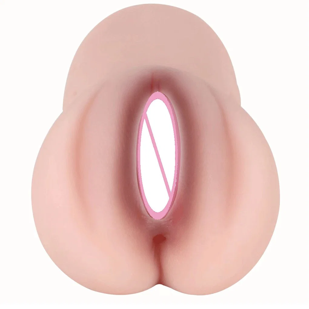 2 en 1 Masturbateurs masculins Jouets sexuels pour adultes avec vagin de poche texturé réaliste en 3D et anus serré, Stroker de sexe de poupée pour hommes, Stroker de fellation anale