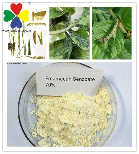 Entrega rápida de plaguicidas de Agroquímicos Emamectin insecticida en polvo de benzoato de 70%TC