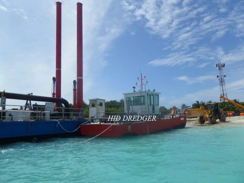 30t Capacity Diesel Engine Work Boat for Assisting Dredgers for Anchoring