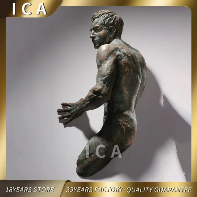 Hot Sale Famous Antique Bronze Figure Sculpture for Wall Decor