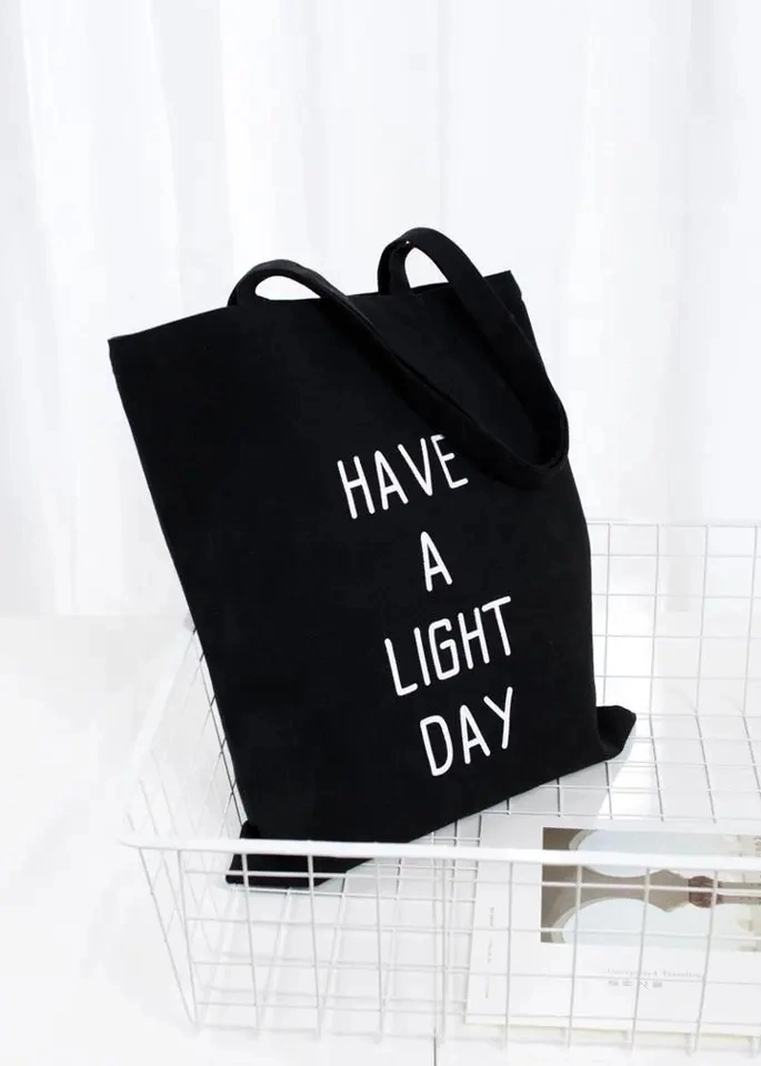 Free Shipping Custom Screen Printing High quality/High cost performance  Environmental Protection Materials Fashion Shopping Bag Custom Canvas Tote Bag