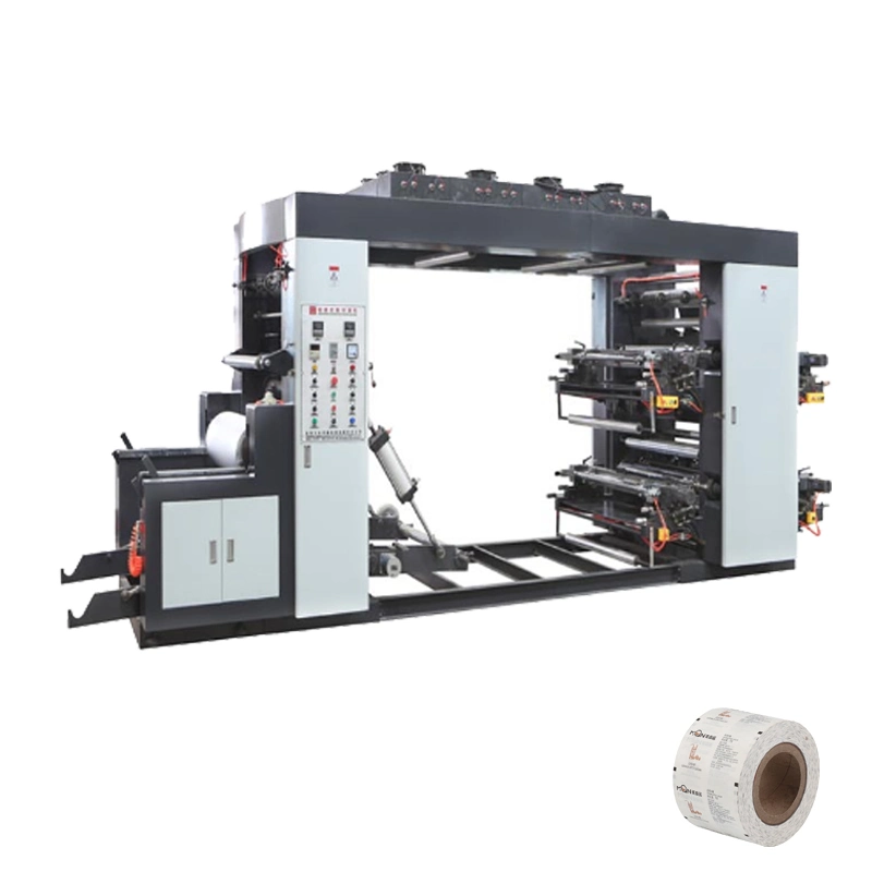 Automatic High Speed 8 Colors Flexo Printing Machine Plastic Film Printing Machine Flexo Printing Machine for Sale
