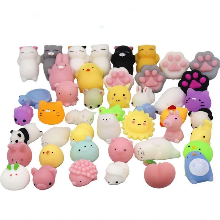 Tier Sensorische Autismus Fidget Spielzeug Jumbo Katze Spielzeug Squishy Mochi Werbeartikel Cartoon Stress Relief Mochi Squishy