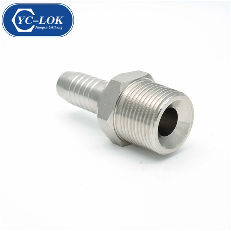 Hot Selling Jic Male 74 Degrees Cone Hydraulic Swaged Hose Fittings Joints