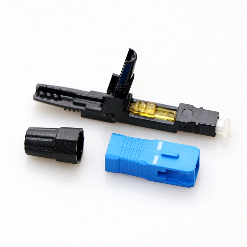 Embedded FTTH Fiber Optic Quick Connector FTTH Sc/APC Sm Fast Connector for CATV