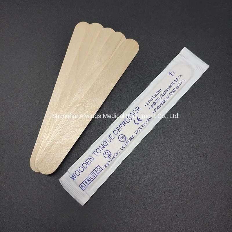 Medical Sterile Disposable Adult Children Wooden Tongue Depressor