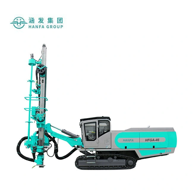 OEM CE, ISO 9001: 2008 Approved Rigs Piling Rock Price Cheap Mine Drilling Rig Hfga-44+