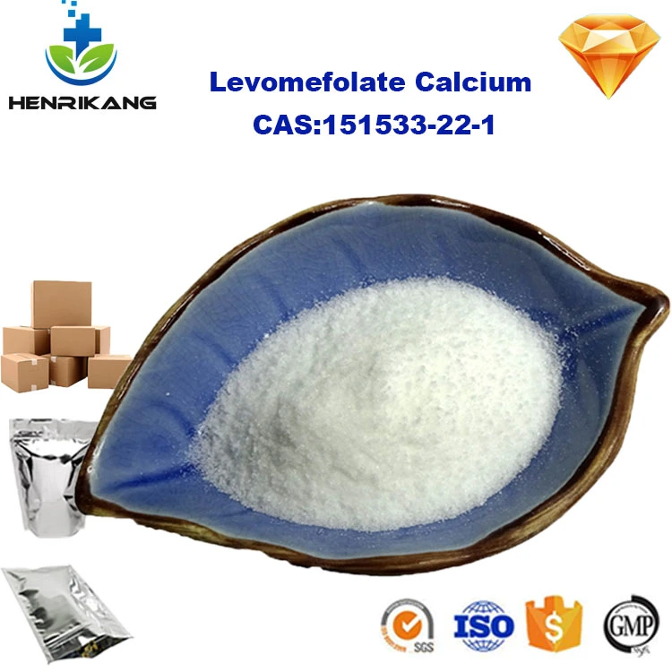 Pharmaceutical Intermediate Levomefolate Calcium Powder CAS 151533-22-1 Purity Bulk Levomefolate Calcium