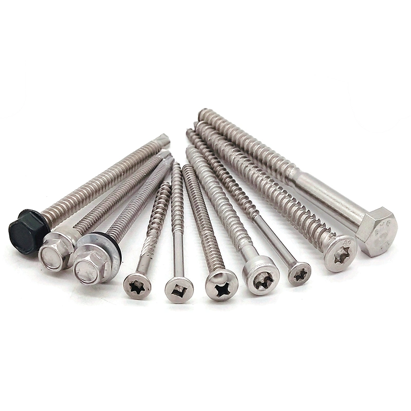 Buen en stock tornillo hexagonal perno de carro / tuerca inoxidable Fijaciones de acero