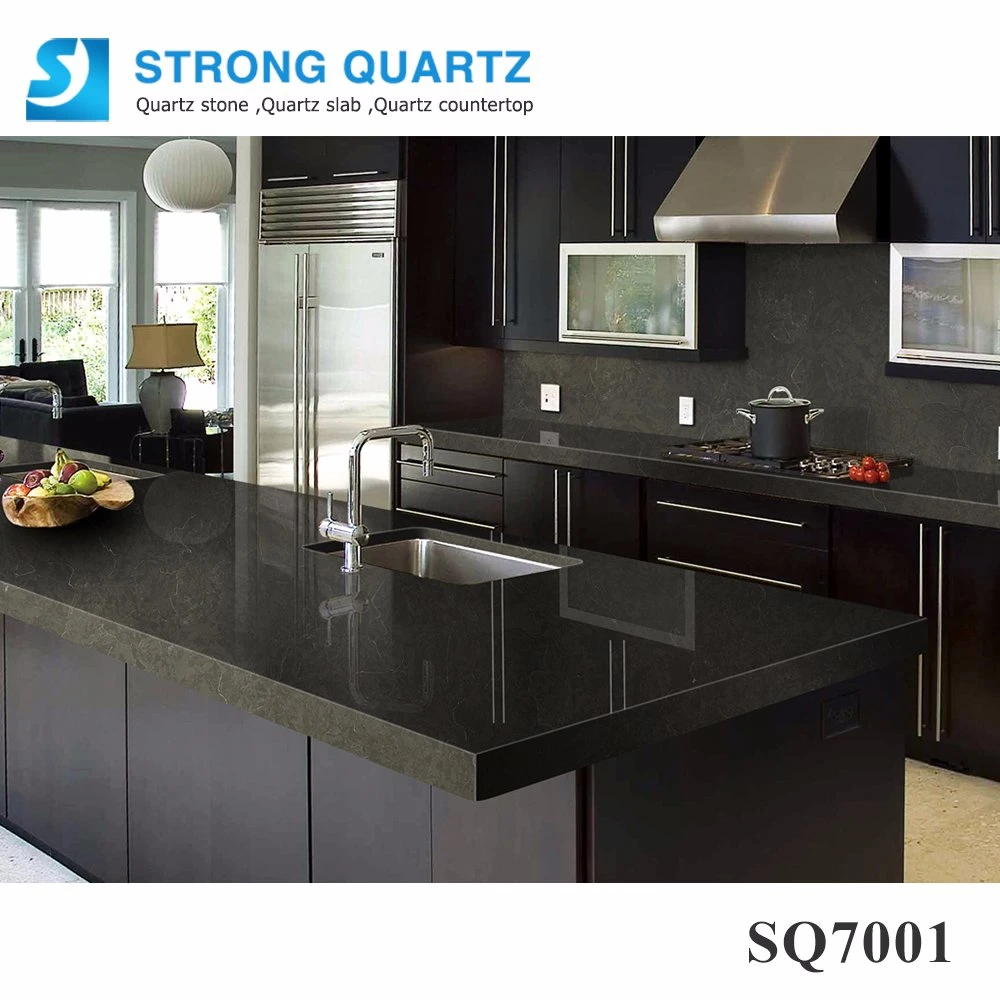 Engineered Stone/ Quartz Stone Slab/Quartz Solid Surface for Kitchen Stone Benchtop