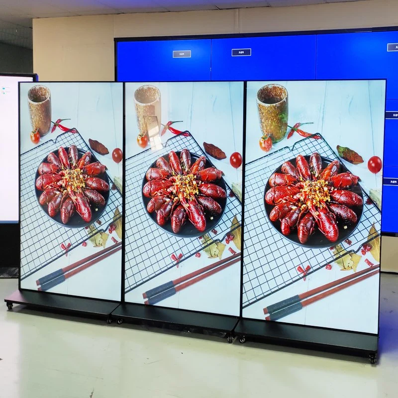 New Design Digital Marketing75 Inch Floor Stand LCD Advertising Display Digital Signage in Stores