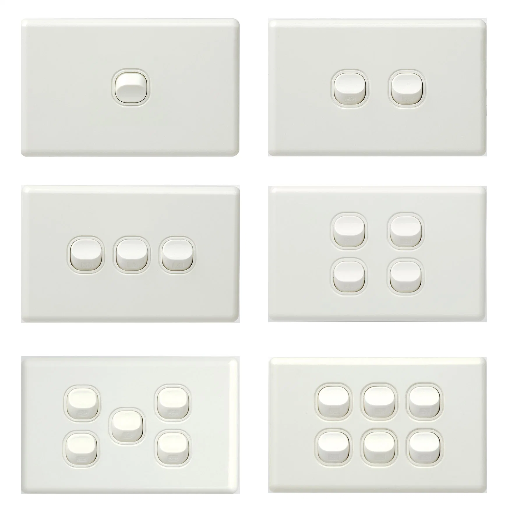 Australia High quality/High cost performance  Electric a Series White 1 Gang Wall Switch Socket