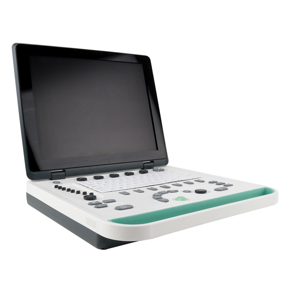 Equipo de ultrasonido digital completo en blanco y negro de modo B para ginecología de animales domésticos. Máquina de ultrasonido B-Ultrasound para uso veterinario.