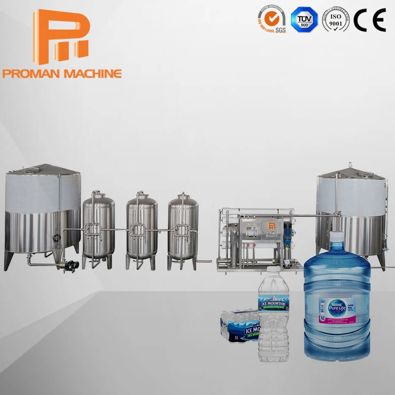 1000L/H Industrial Commercial Water Reverse Osmosis RO Water Treatment Equipment with TDS Computer Test