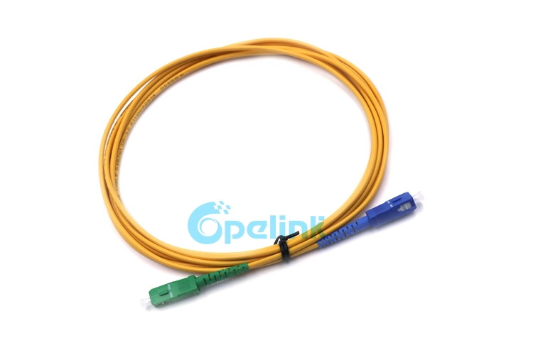 Singlemode Simplex G657A1 Sc/Upc-Sc/APC Fiber Optic Patchcord 3m