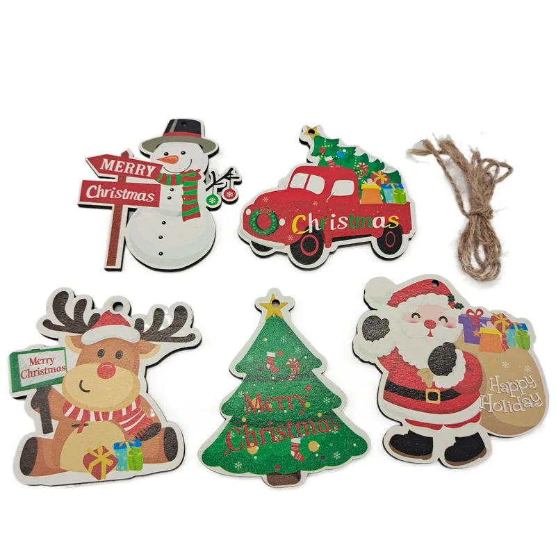 Laser Cutting Service Wooden Christmas Ornaments