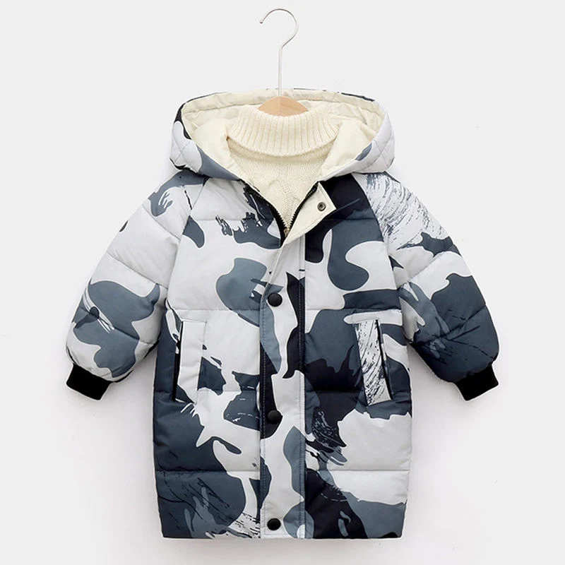 Factory Wholesale/Supplier Children Down Coat Kid Winter Jacket Hooded Baby Puffer Jacket