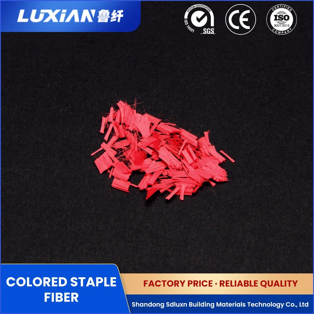 Sdluxn Virgin Staple Fiber 100% White Polyester Fiber China Tight Molecular Structure Colour Polypropylene Fibre Factory Used in Automotive Interior Industry