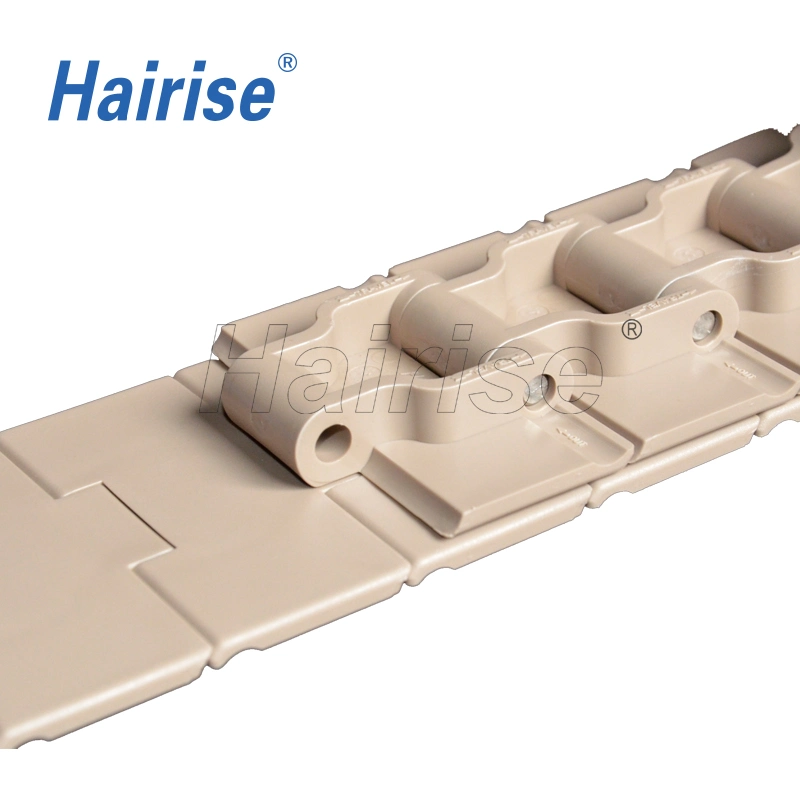 Hairise 828 Plastic Flat Top Chain Food Grade for Conveyor