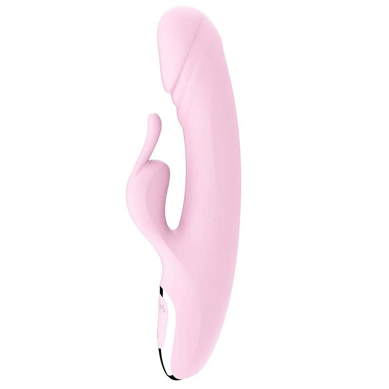 Batería recargable Clitoris Toy sexo producto Rosa Buen Precio Conejo Vibrador realista de 7 velocidades Dama modo vibrador Conejo sexo