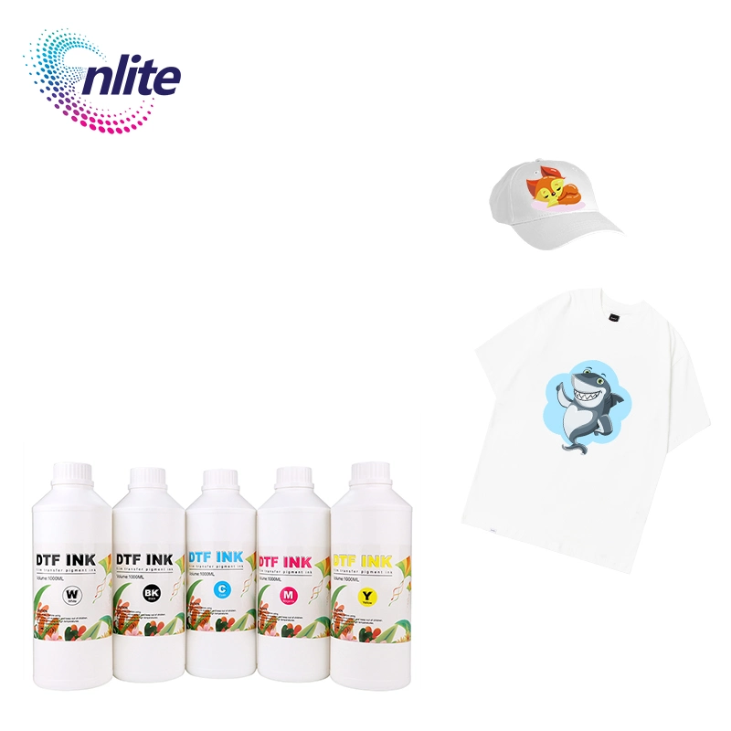 Dtf Ink 1000ml Wcmyk Color OEM No Clog Printer Inks