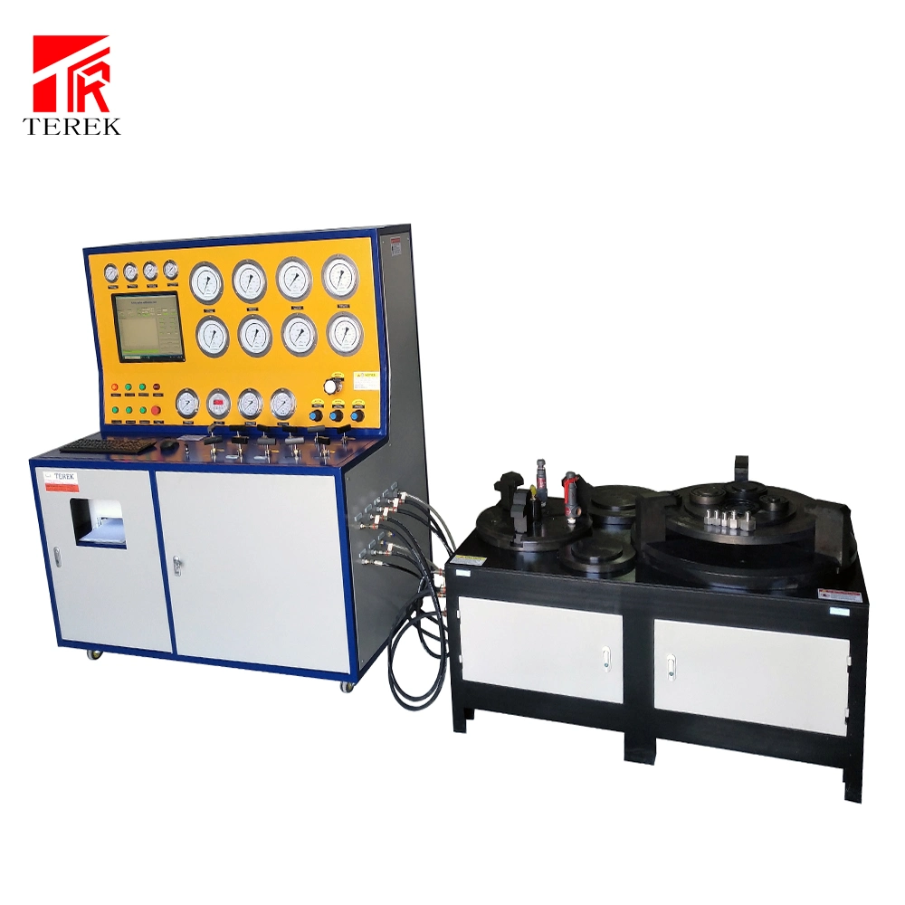 High Quality Max 500 Bar Range Safety Pressure Relief Valve Test Bench Hydro Test Pump