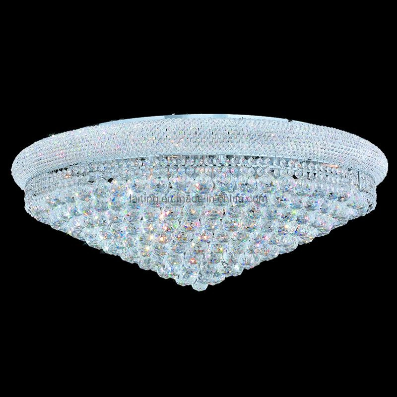 Decoração Sala levou lustre de cristal casamento pendente de luxo Royal luz de tecto