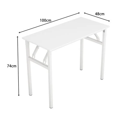 Need Desk Black Frame Computer Desk Folding Table, Laptop Desk Workstation for Home Office No- Assembly Required Ws-Swf-Sk-CT07
