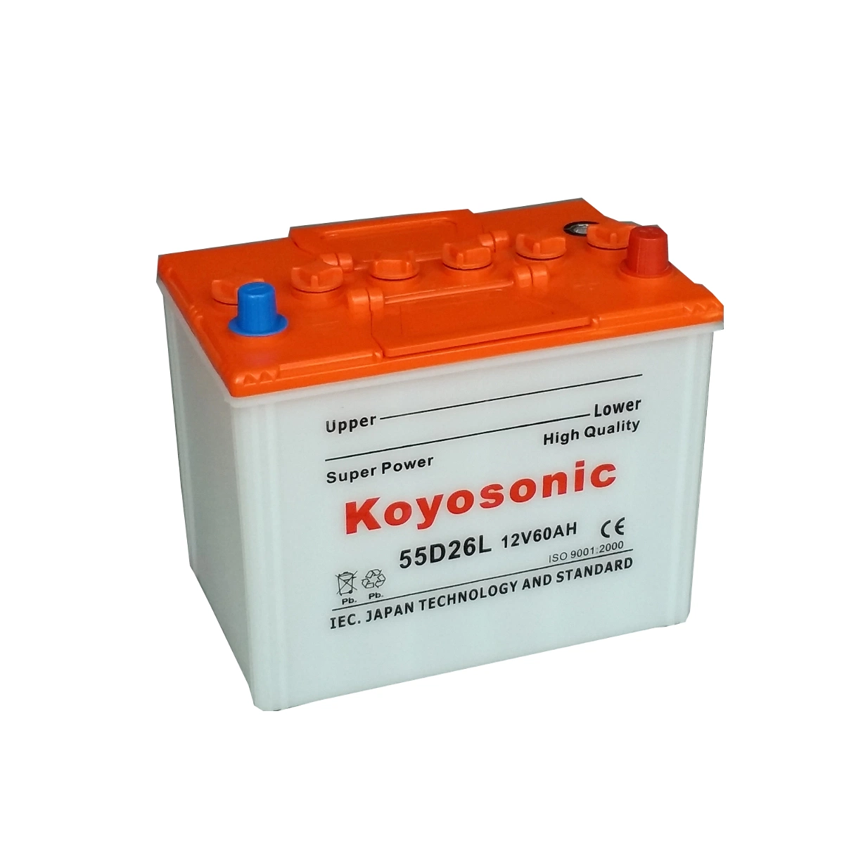 Rechargeable Dry Charged Car/Automotive Battery 12V 60ah Dry Battery N50z